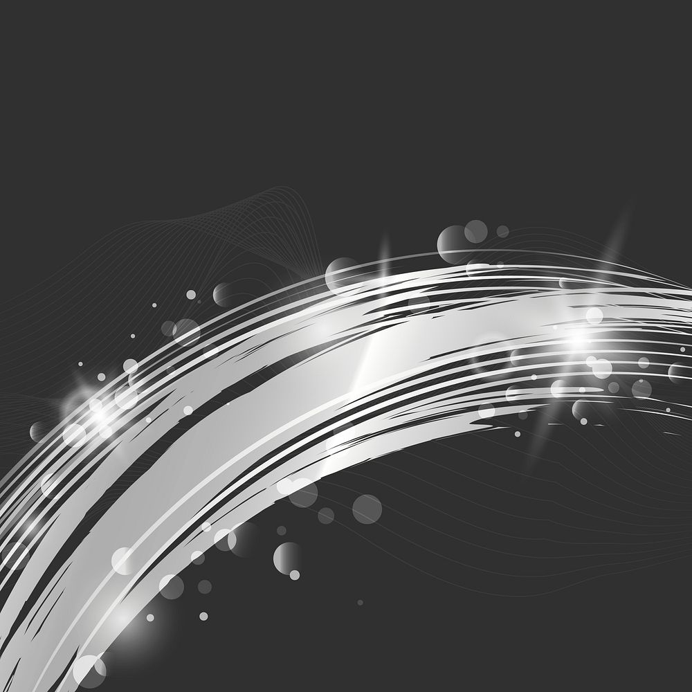 Silver wave abstract background vector | Premium Vector - rawpixel