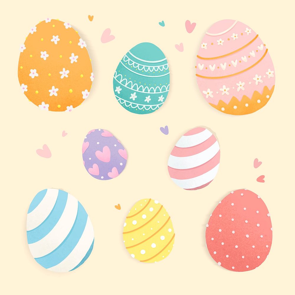 Happy Easter 2019 background vector