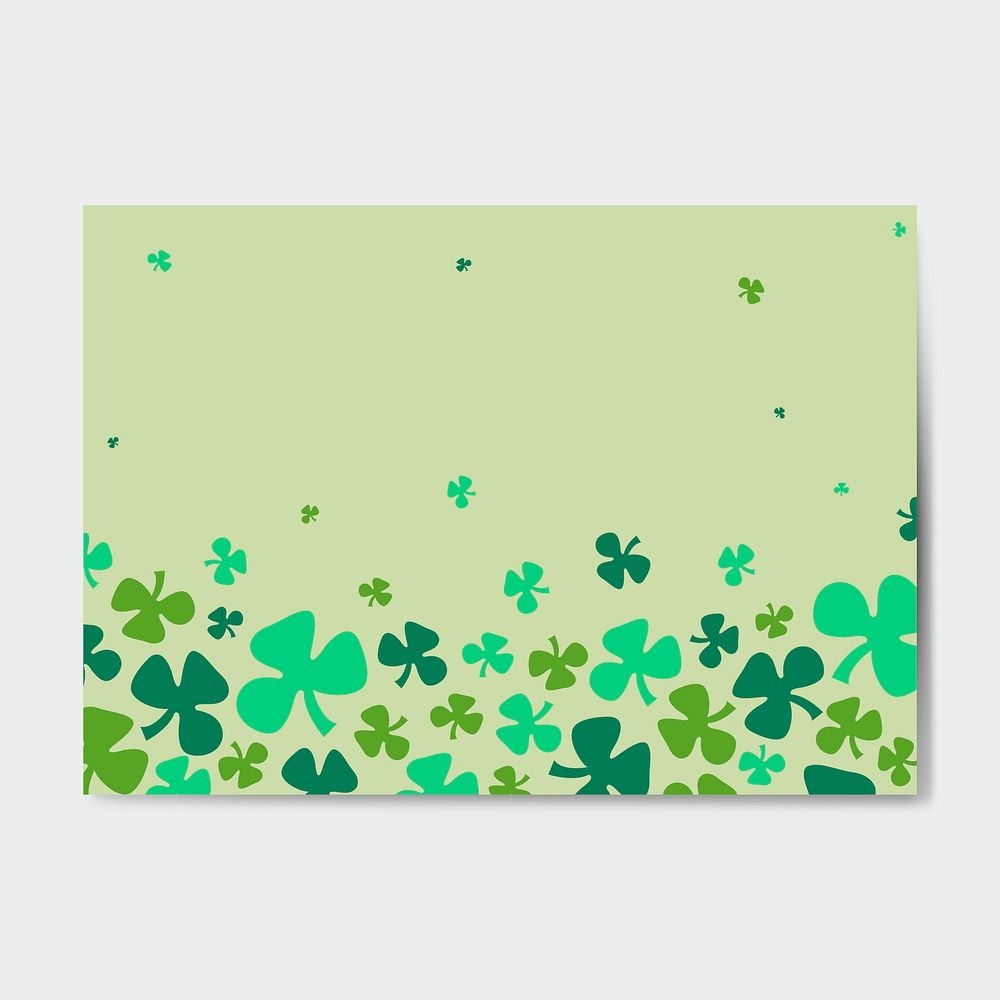 St. Patrick's Day background vector