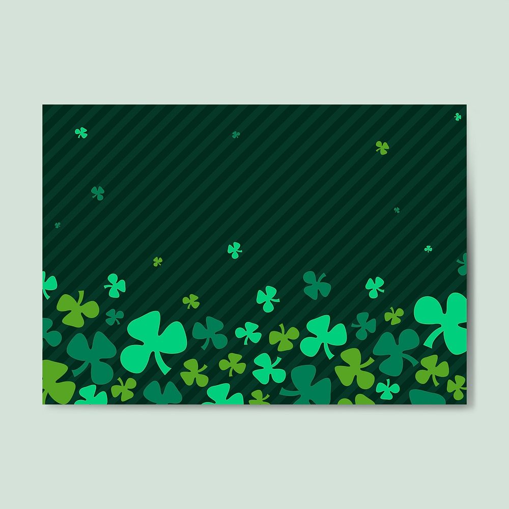 St. Patrick's Day background vector