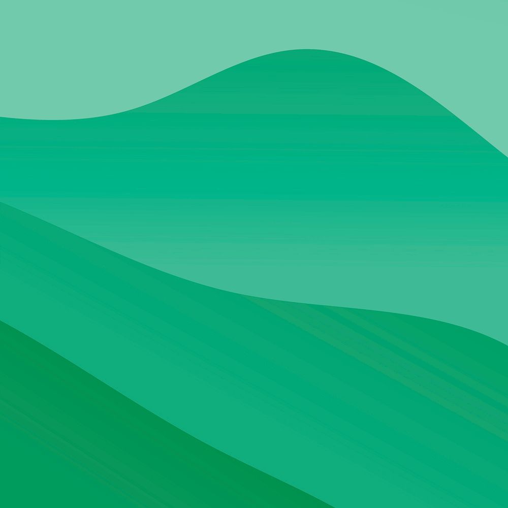 Green flowing abstract background vector