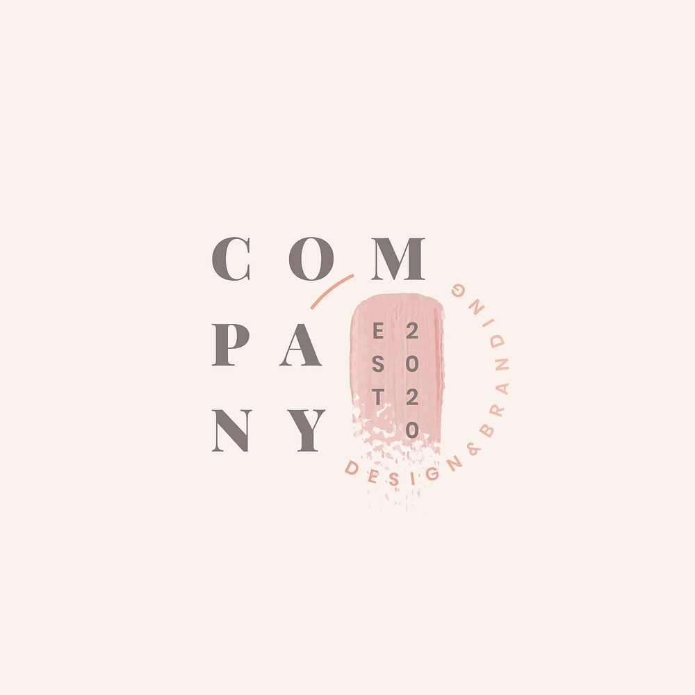 Company logo and branding design vector