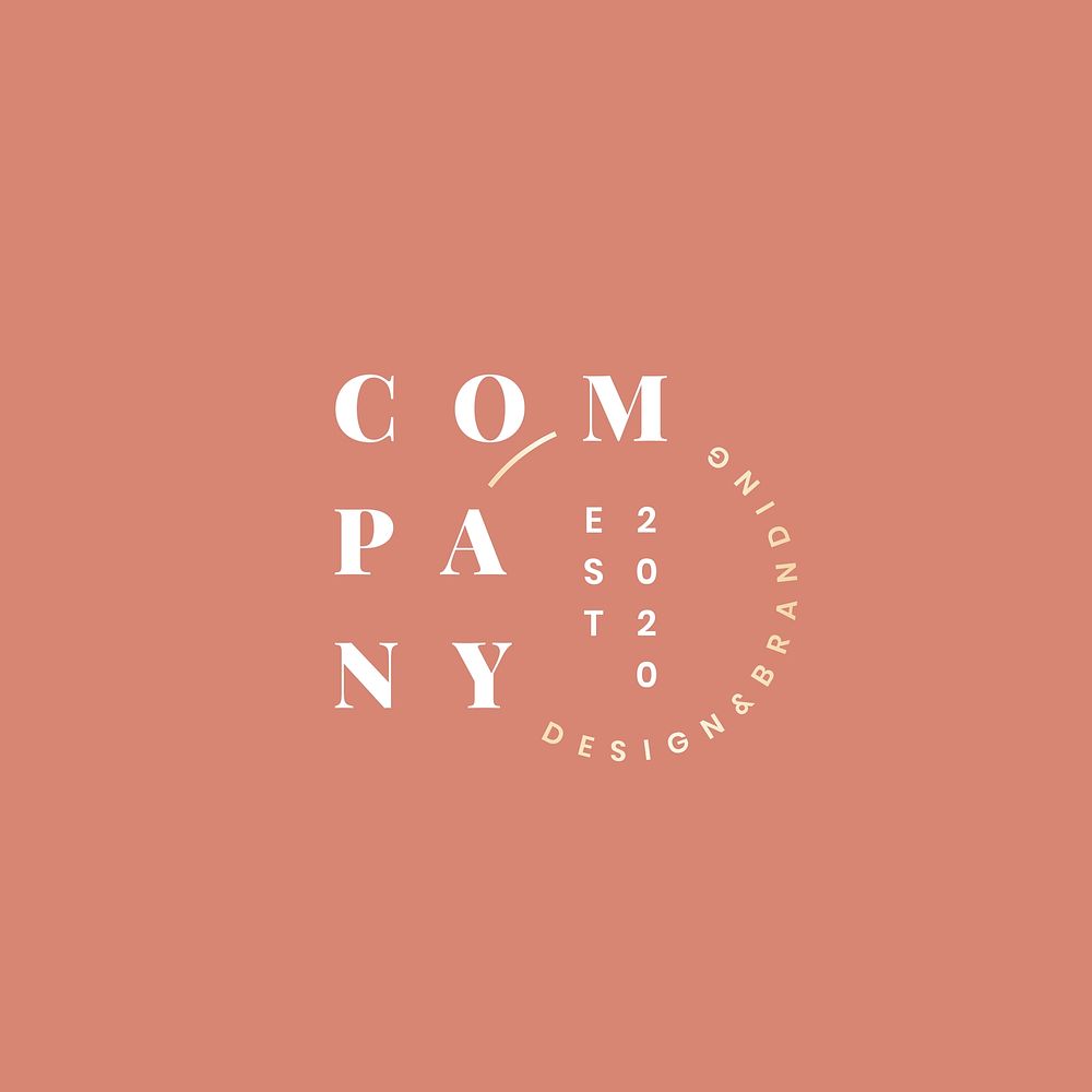 Company logo and branding design vector