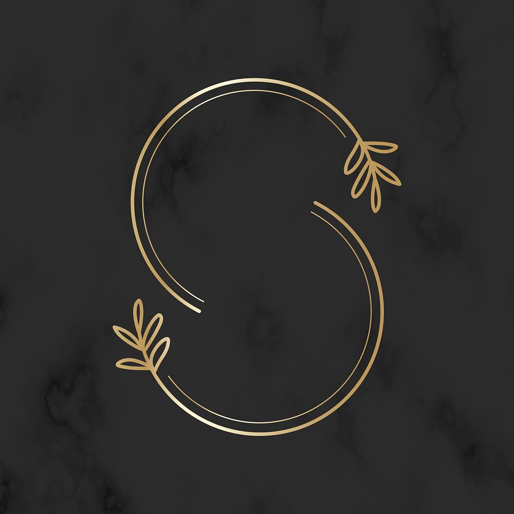 Floral infinity design logo vector