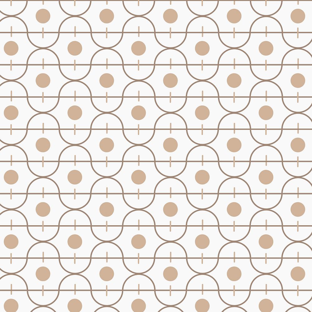 Seamless trendy geometric pattern vector