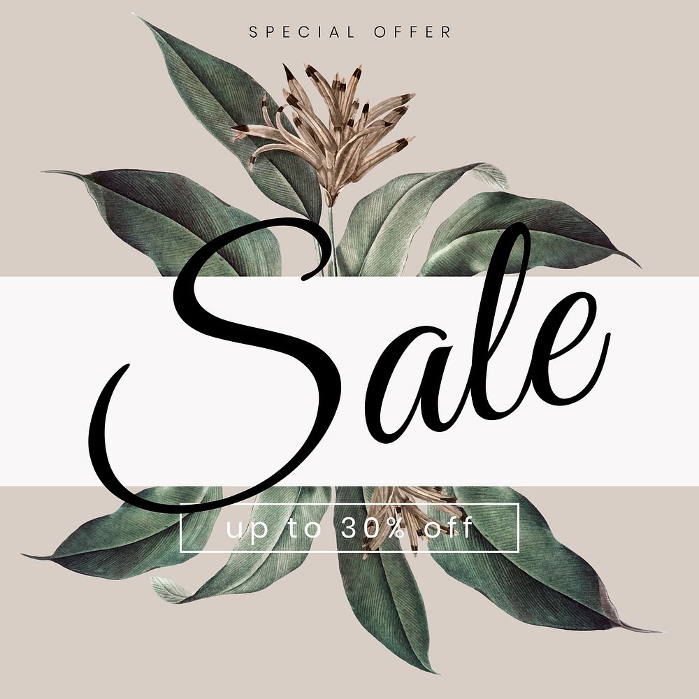 Sale up to 30% off vector