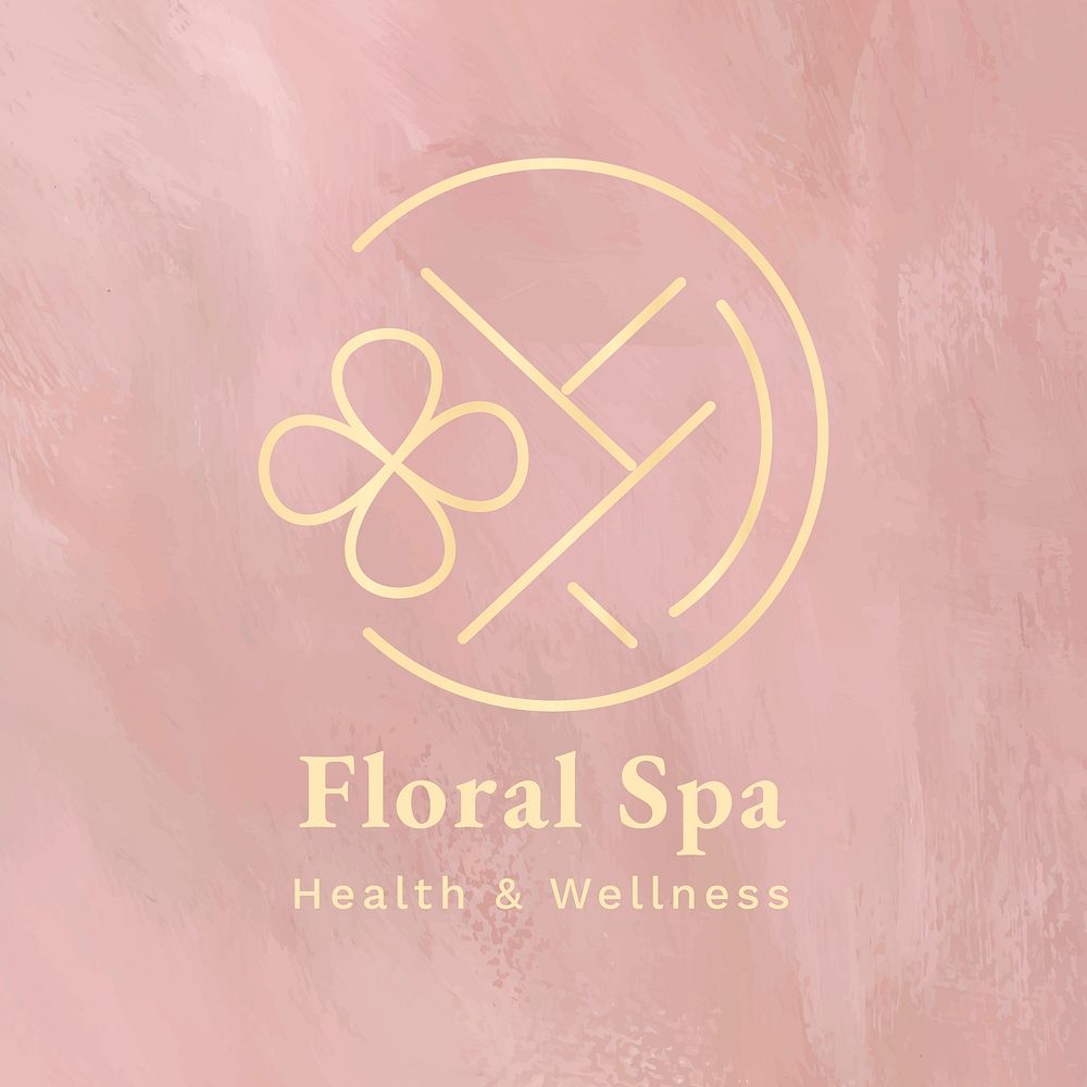 Healthcare center logo template vector