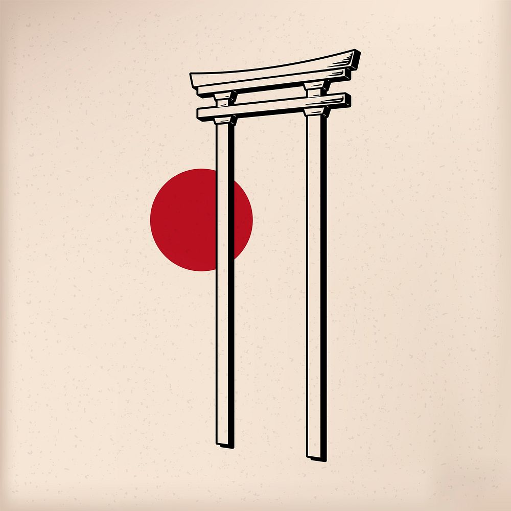 Japanese tradition style vectors