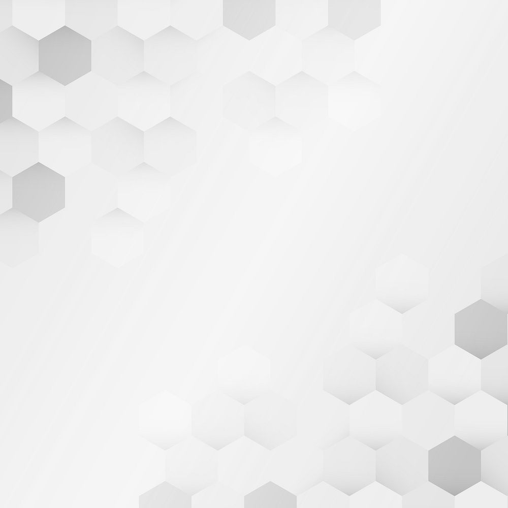 White and gray hexagon pattern | Premium Vector - rawpixel