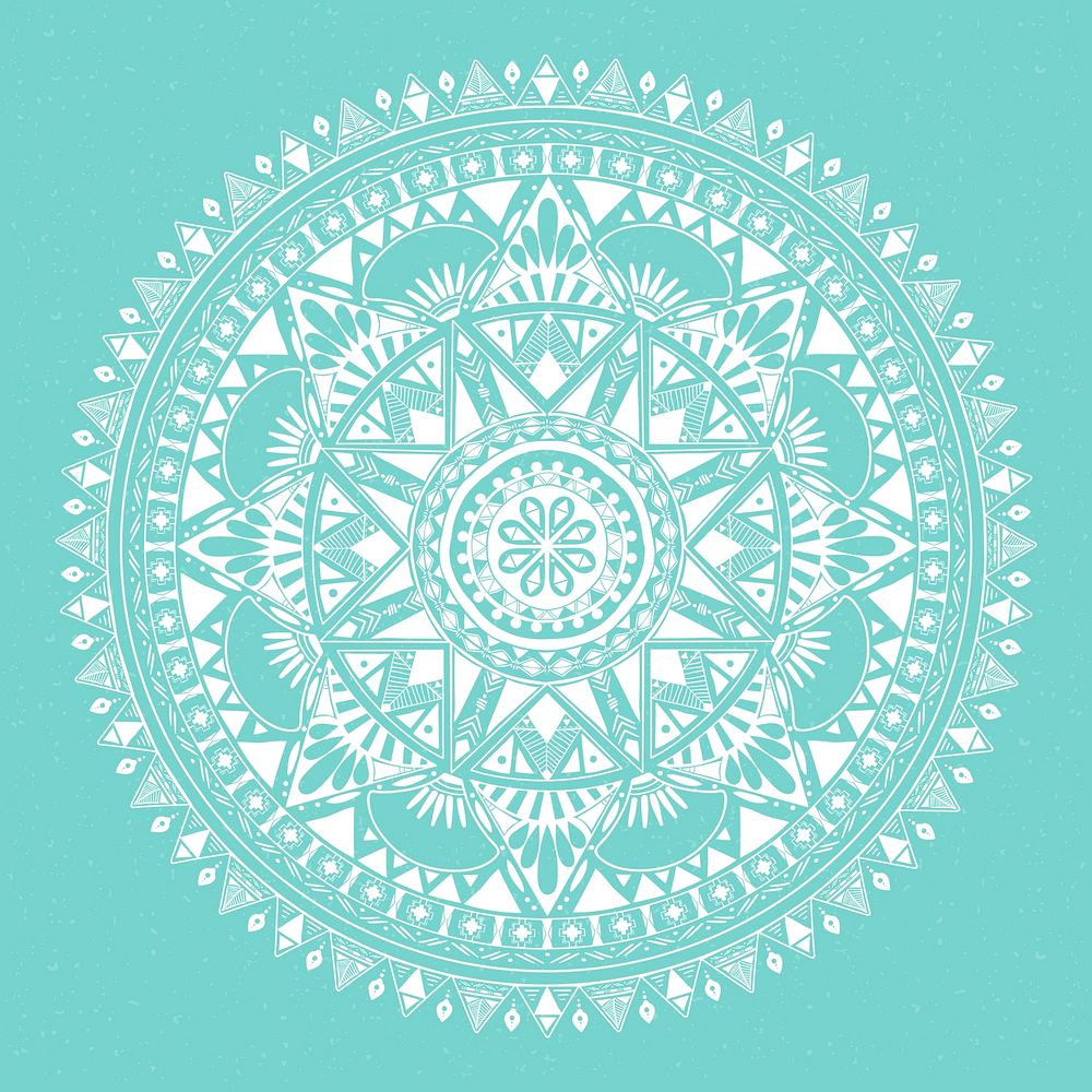 Boho pattern style graphic vector