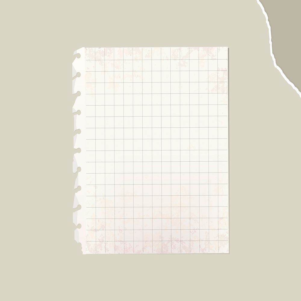 White paper note design social ads template illustration