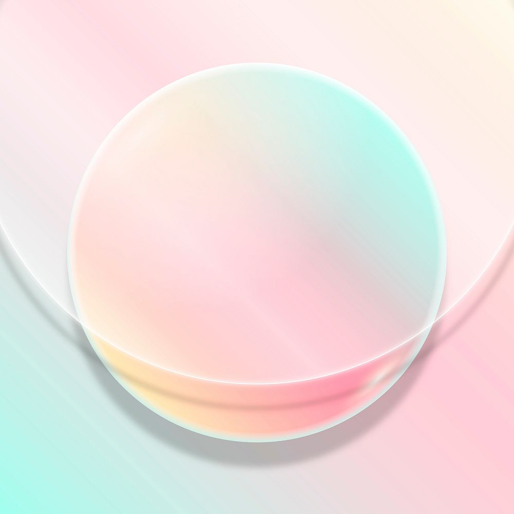 Colorful round frame design vector