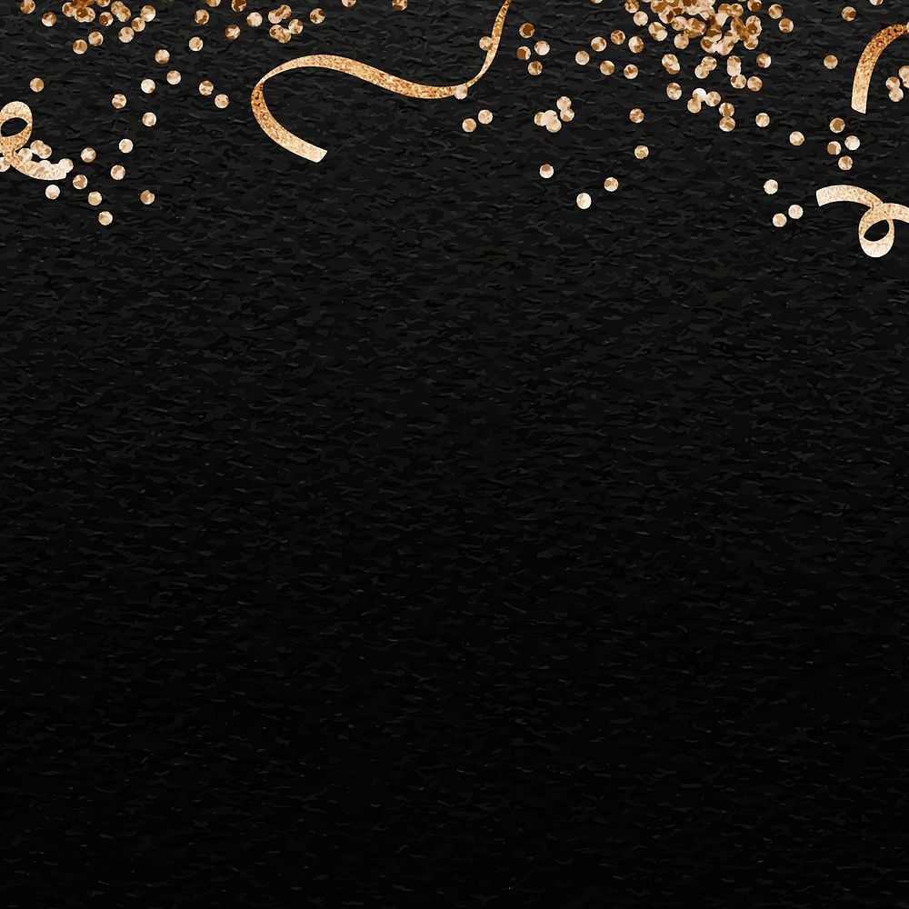 Black festive  background template vector