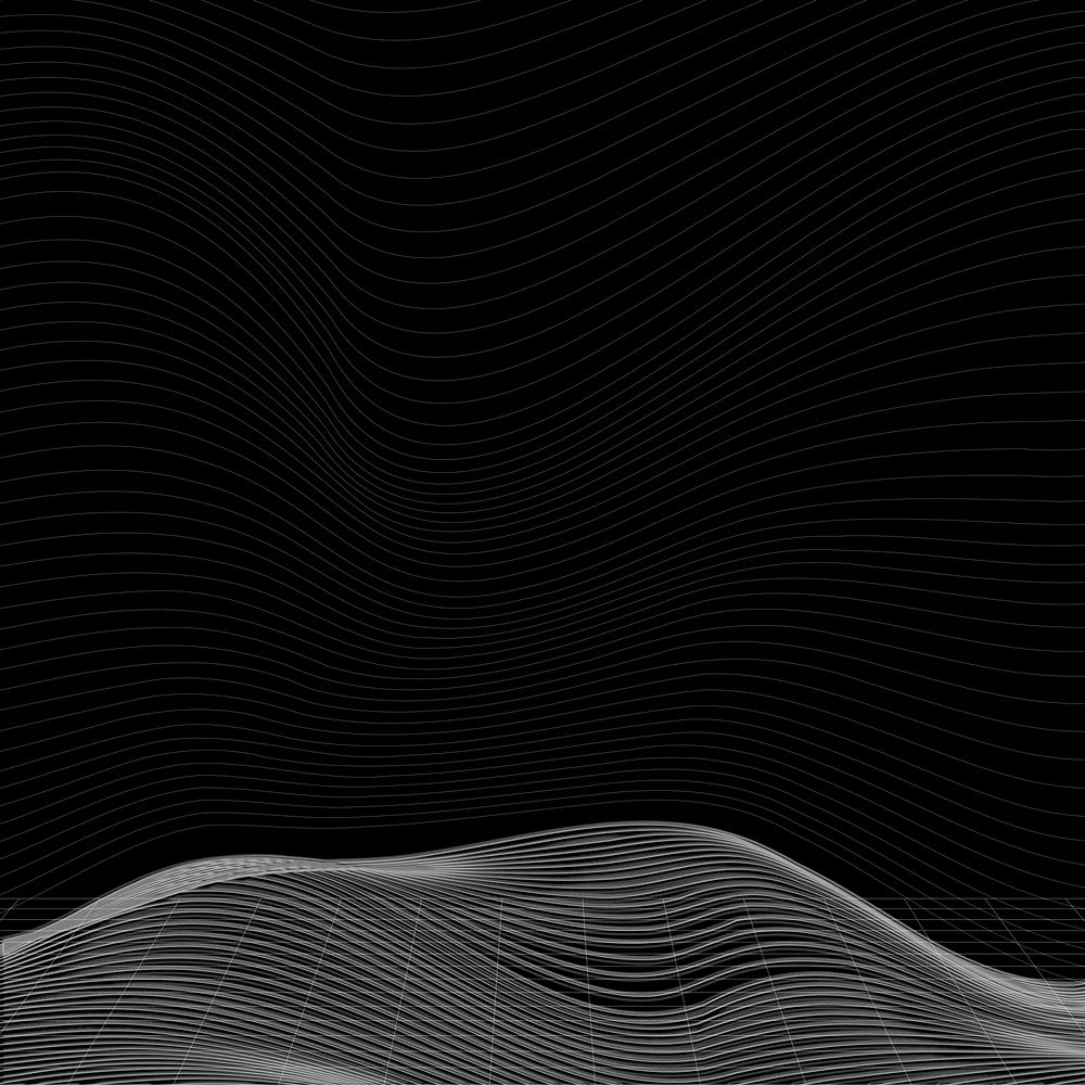 3D abstract wave pattern background