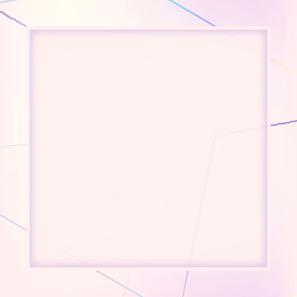 Pastel pink frame psd copy space