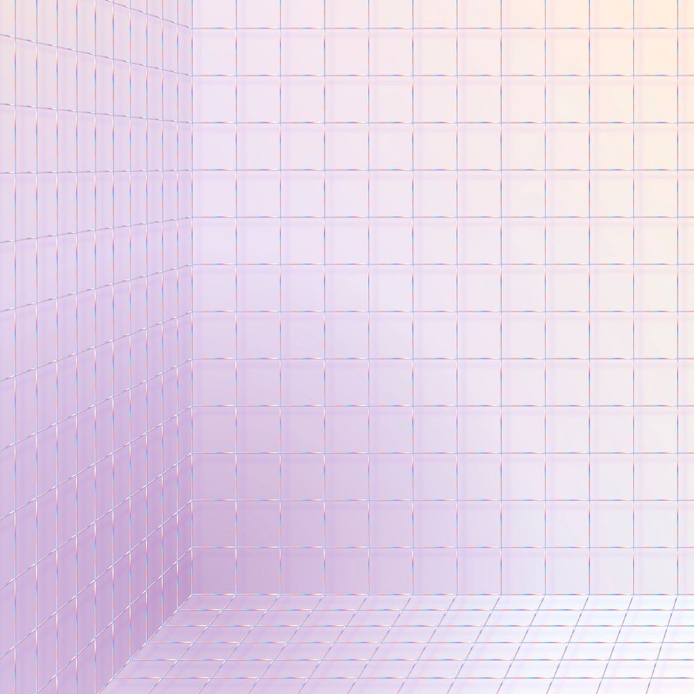 3D psd wireframe grid room background