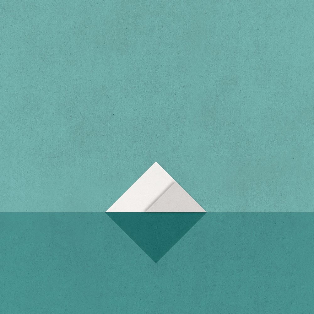 Landscape PSD pyramid dull color minimal poster style