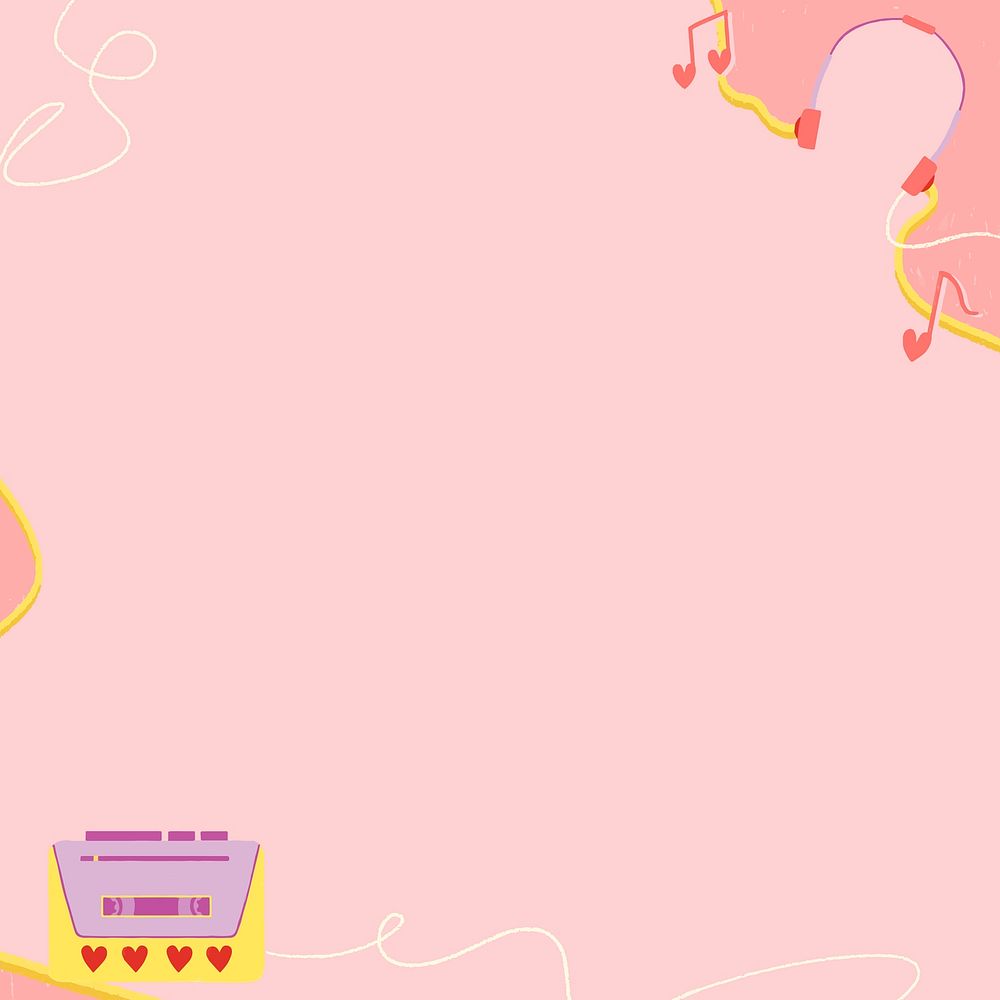 Valentine&rsquo;s love song background vector with 