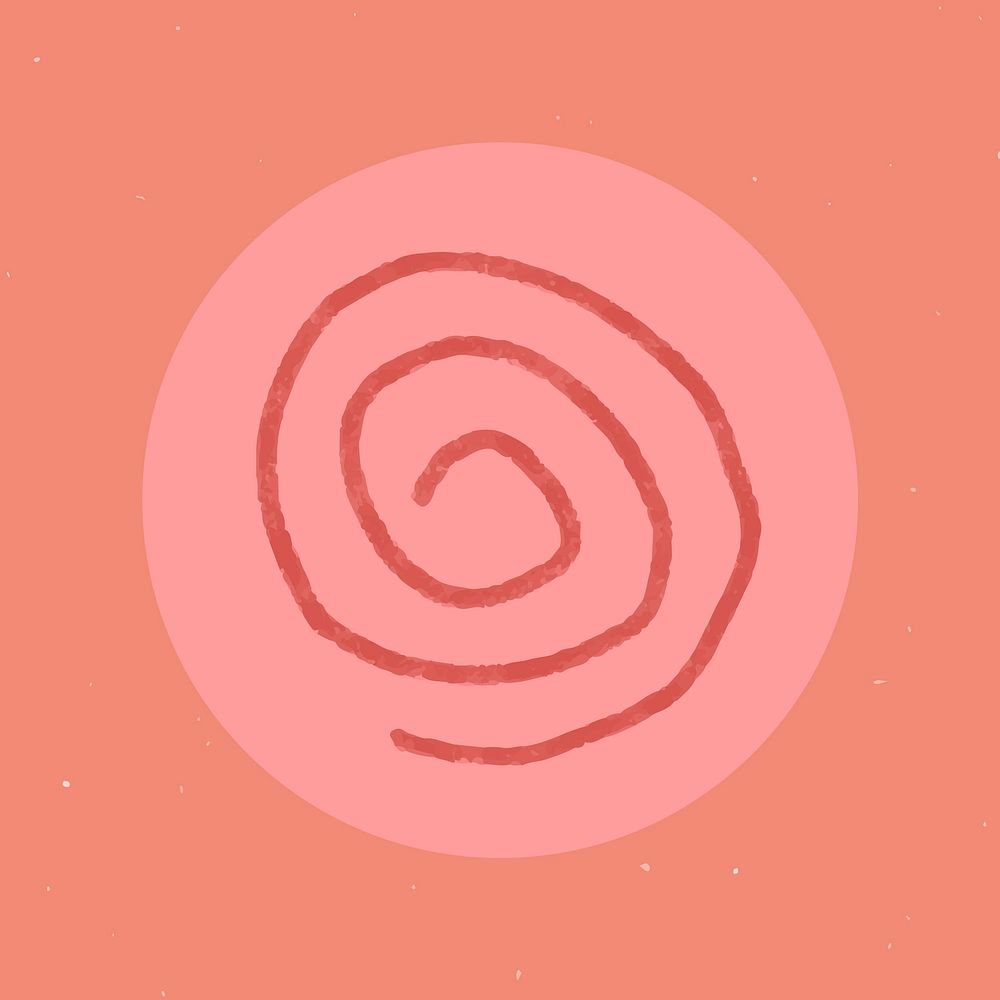 Instagram story highlight spiral icon vector