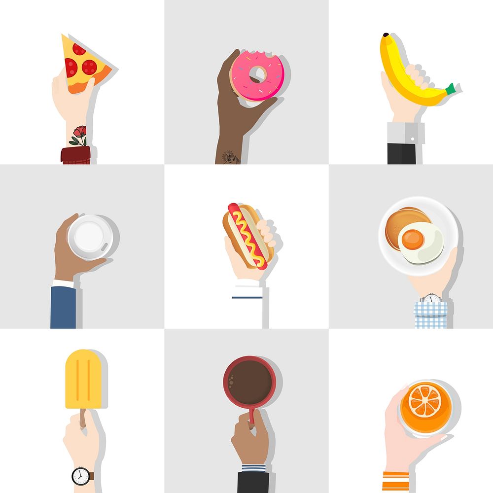 Collection of food vectors