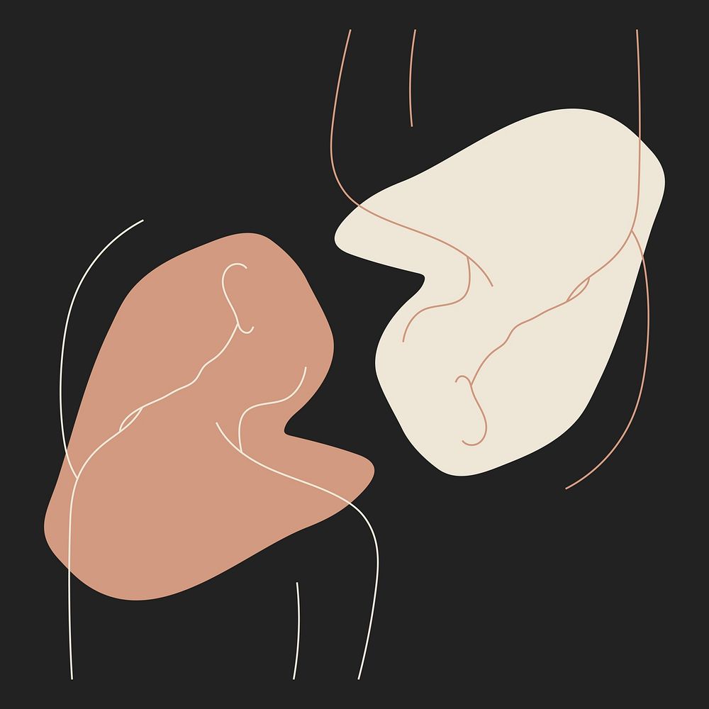 Woman body from behind up side down vector