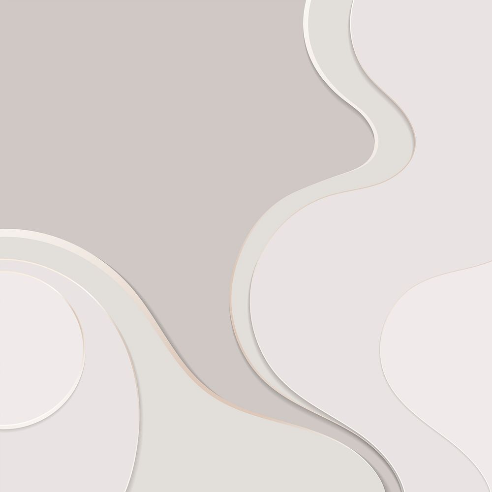 Abstract beige curve background vector