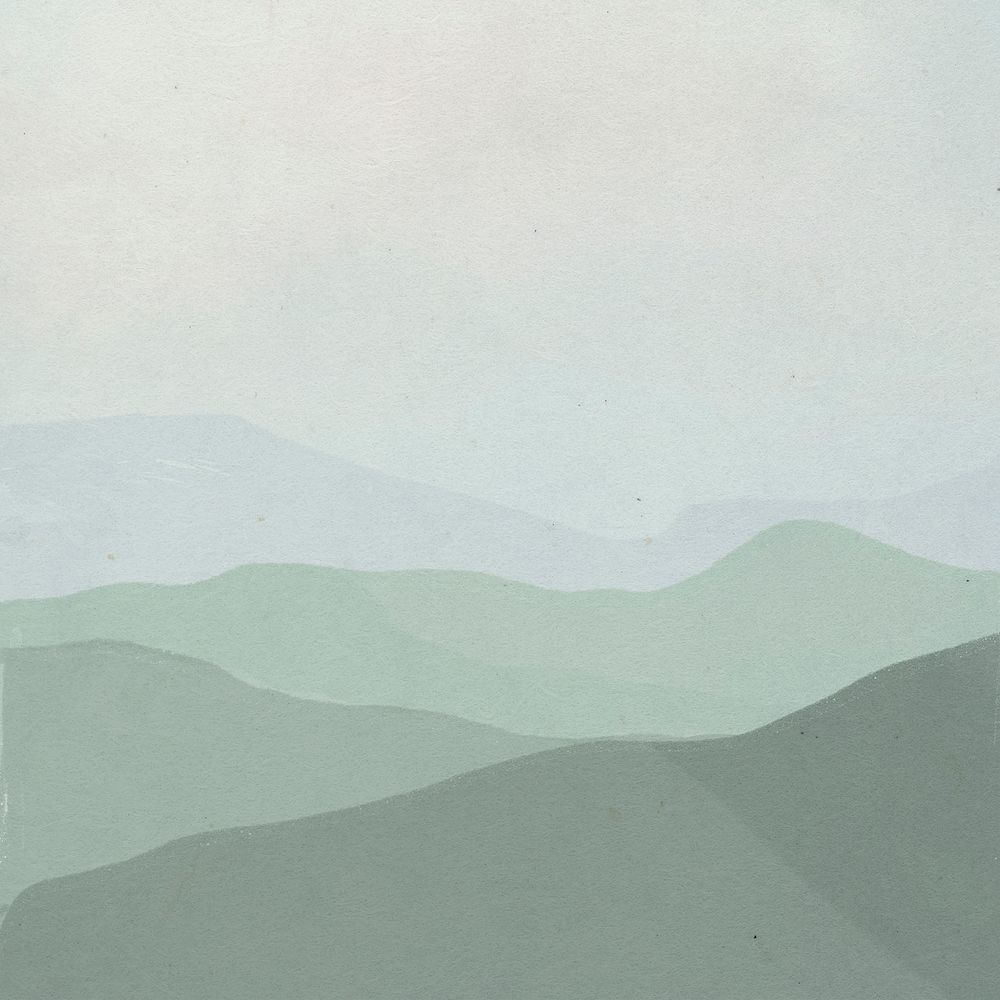 Background of green mountain range landscape illustration