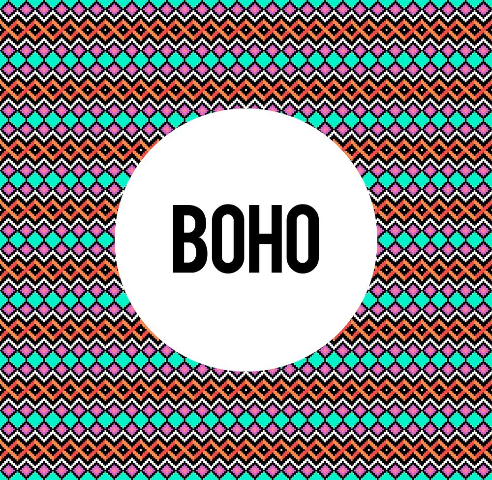 Boho seamless pattern
