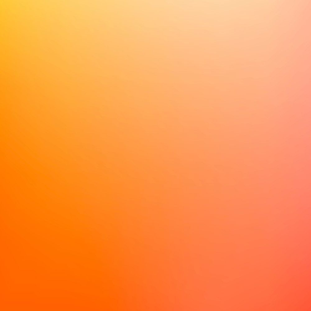 Vibrant summer gradient background in orange