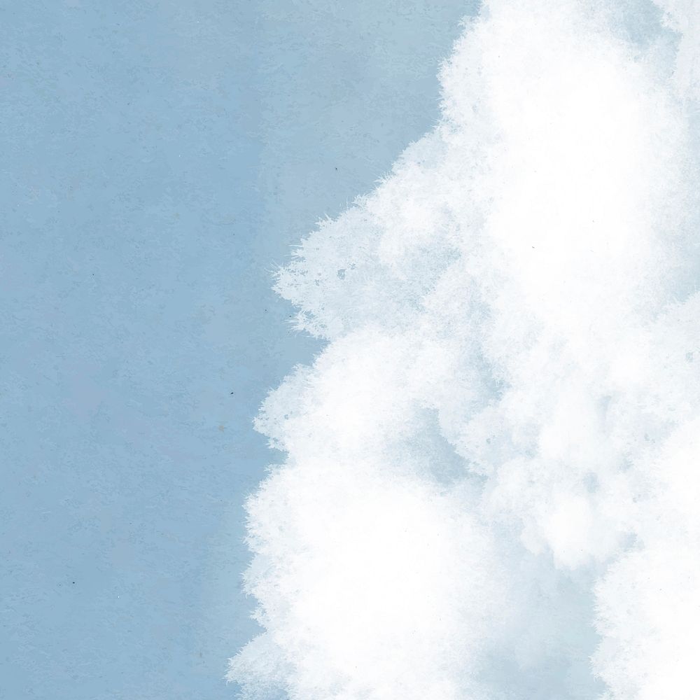 Blue sky background vector with clouds