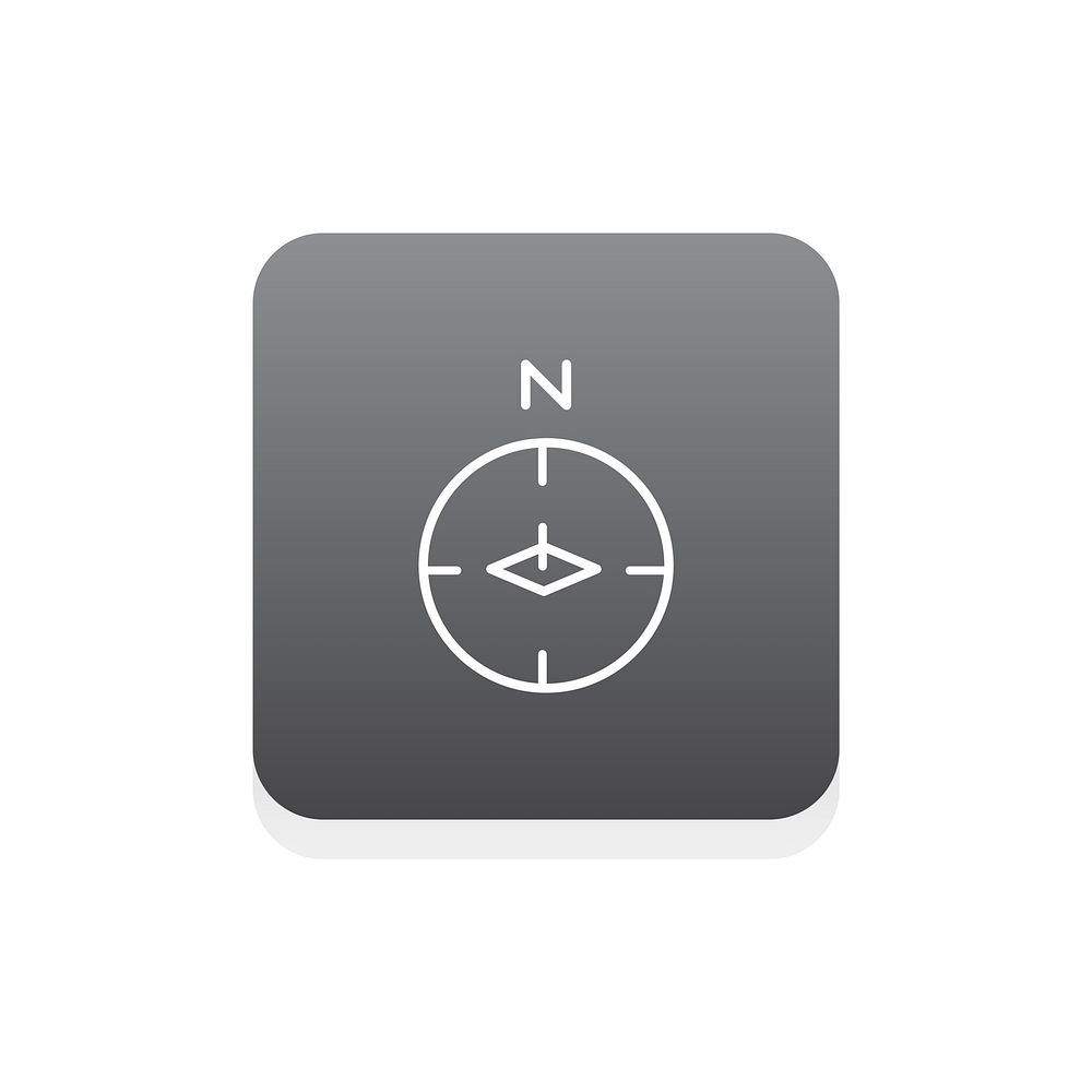 Vector of compass icon