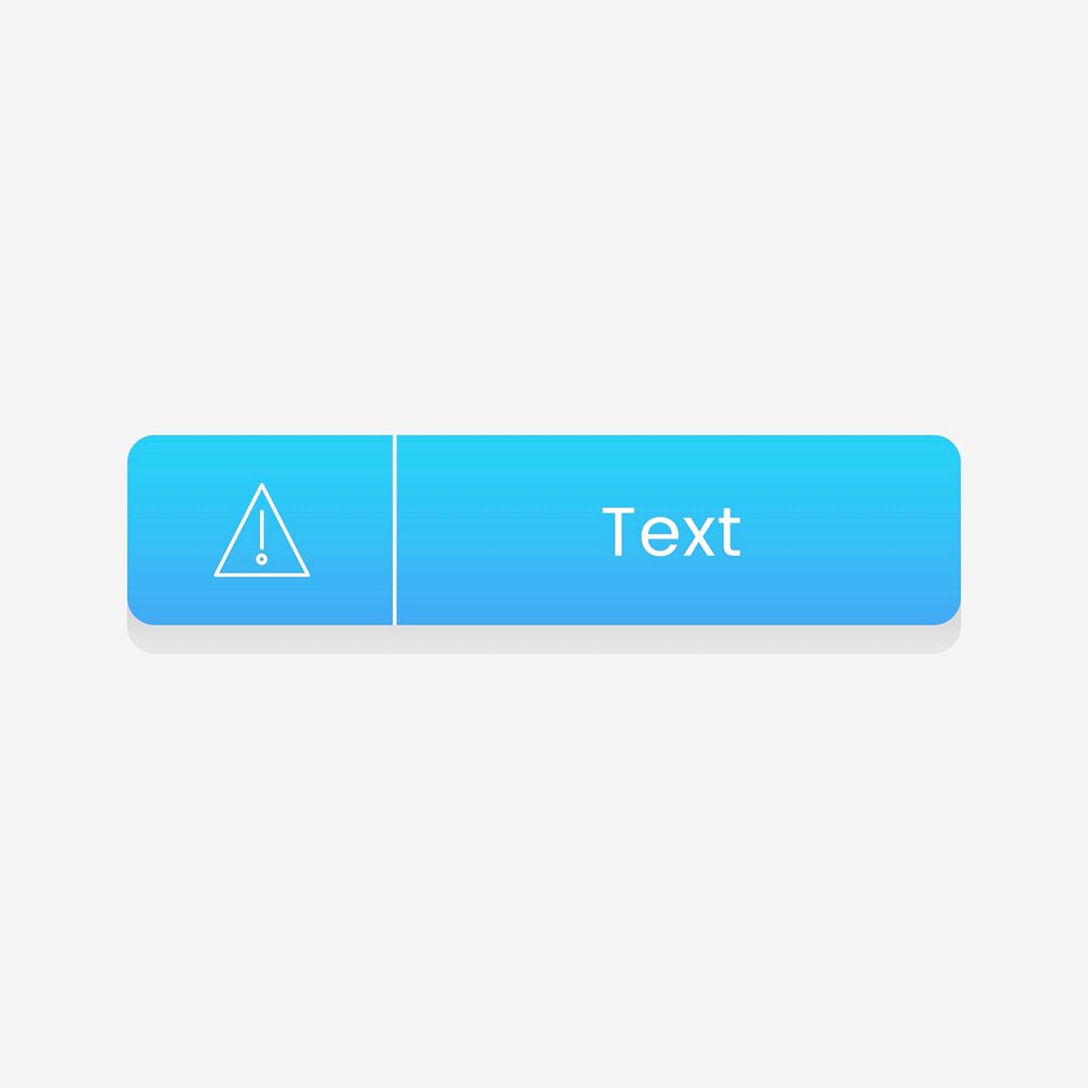 3D illustration text button | Premium Vector - rawpixel