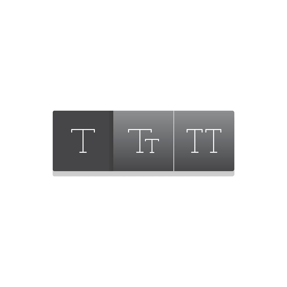 Vector of text editor icon