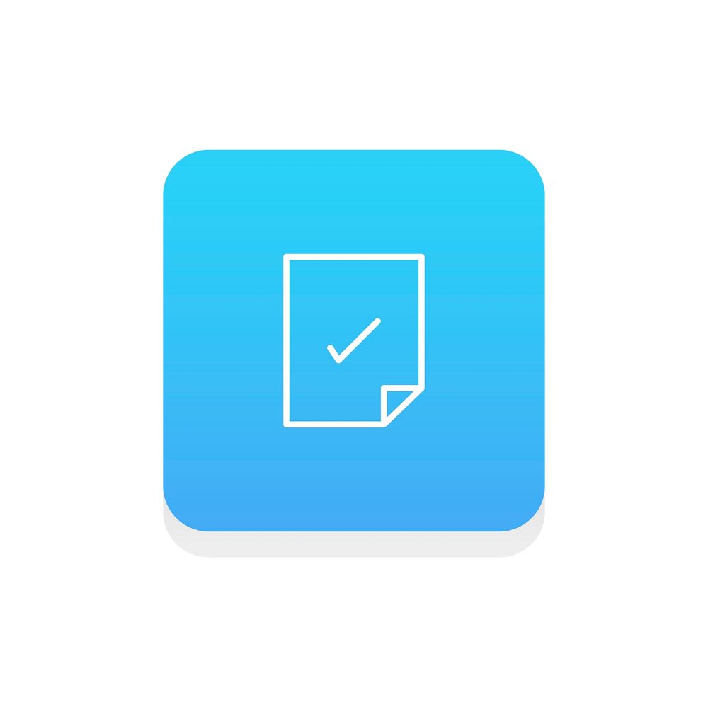 Flat illustration of save document icon