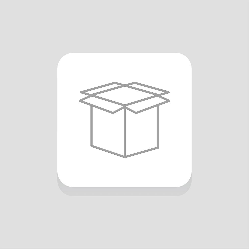 Vector of box icon