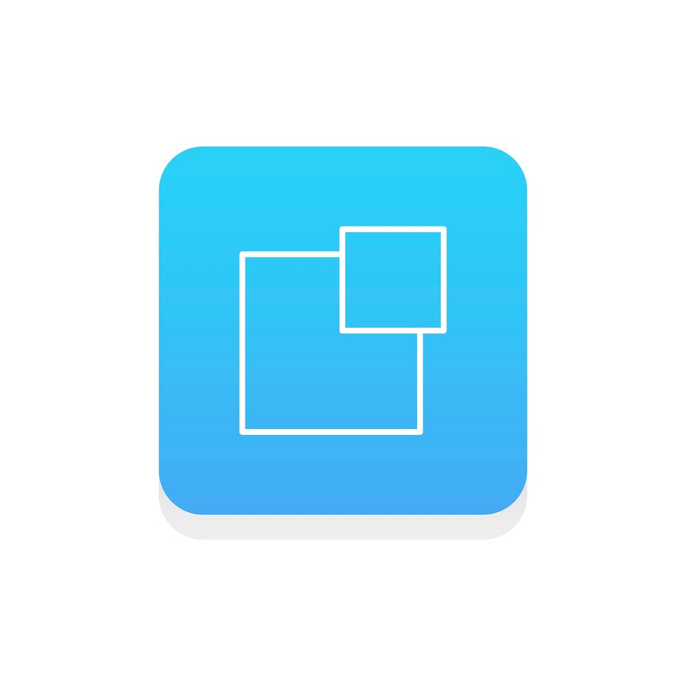 Flat illustration of blocks icon