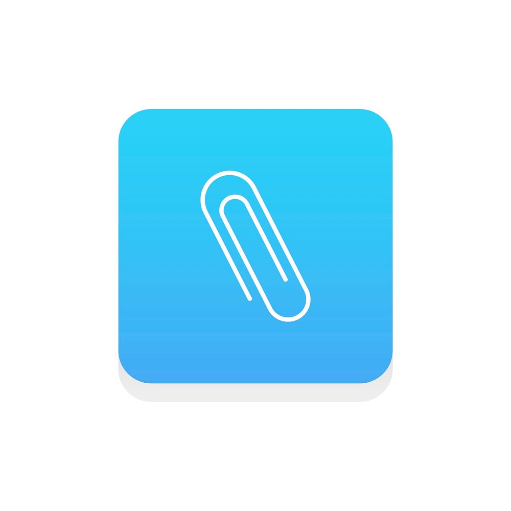 Vector of paperclip icon