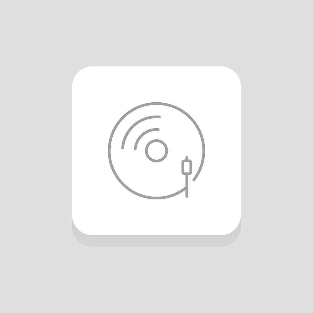 Vector of music tool icon