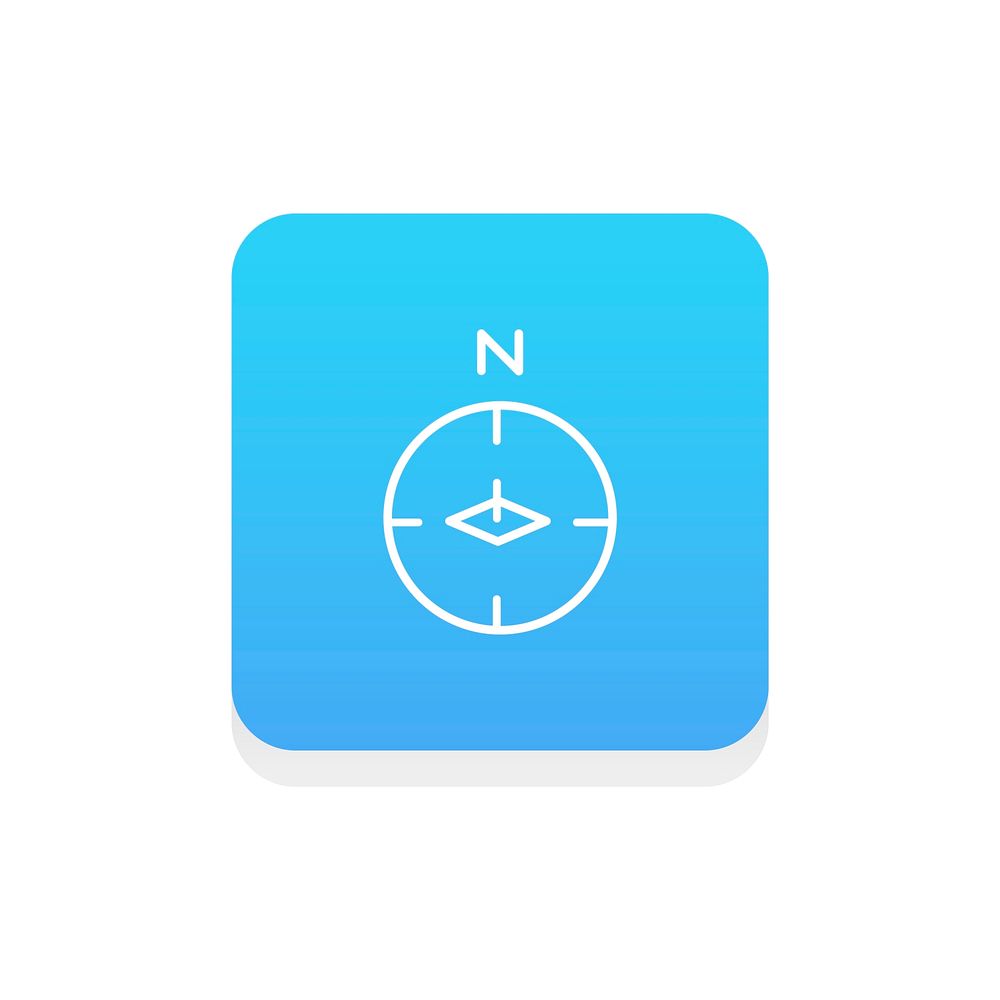 Vector of compass icon