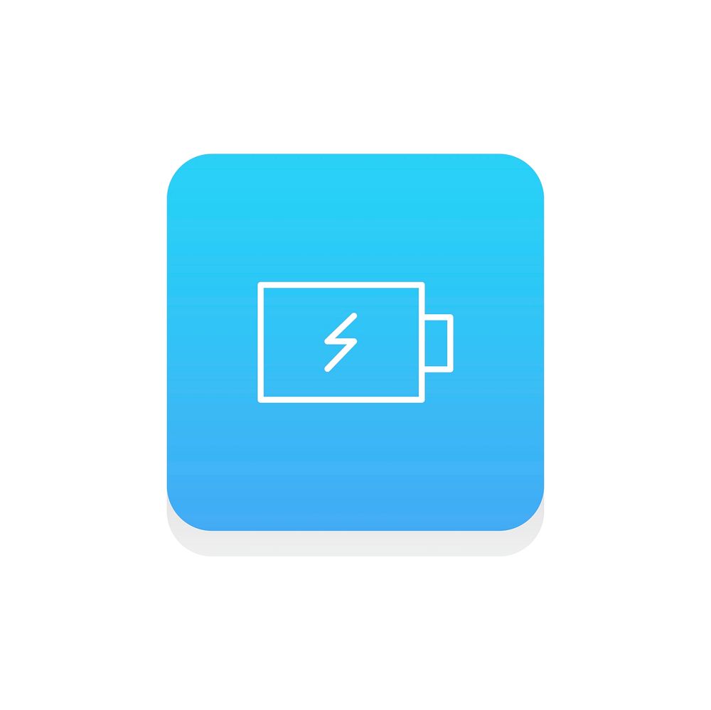 Vector of battery  icon