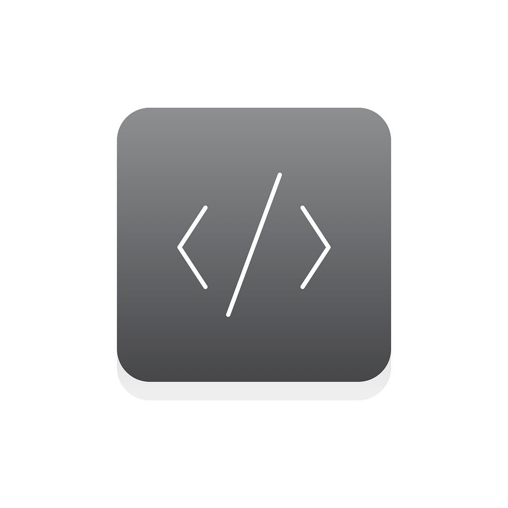 Flat illustration of html symbols