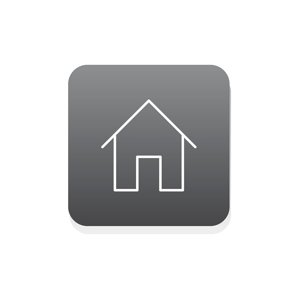 Flat illustration of home icon