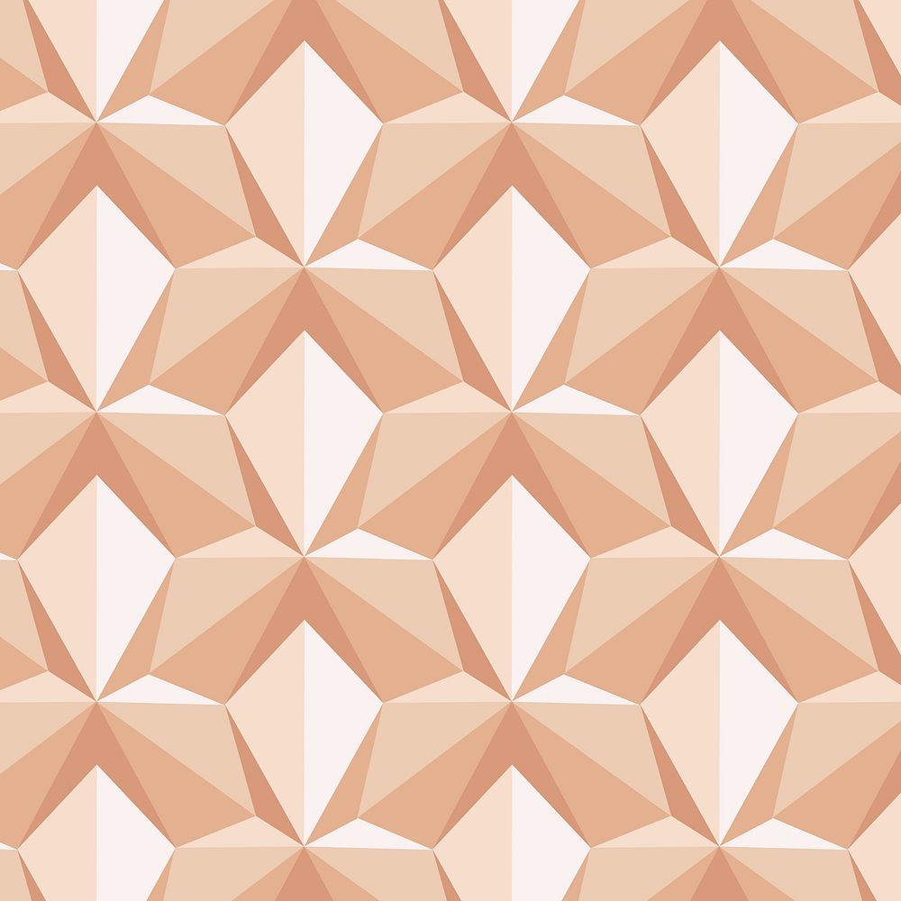 Kite 3D geometric pattern psd orange background in modern style