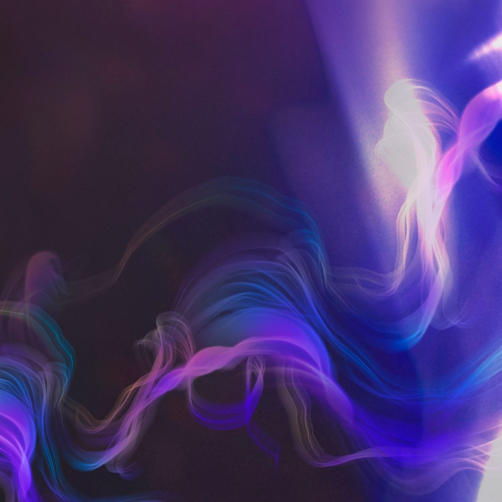 Purple smoke background psd for social media post