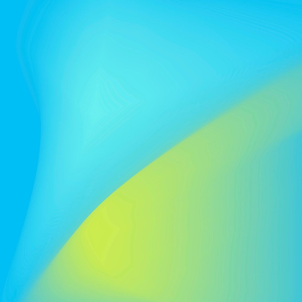 Blue and green wave gradient background vector