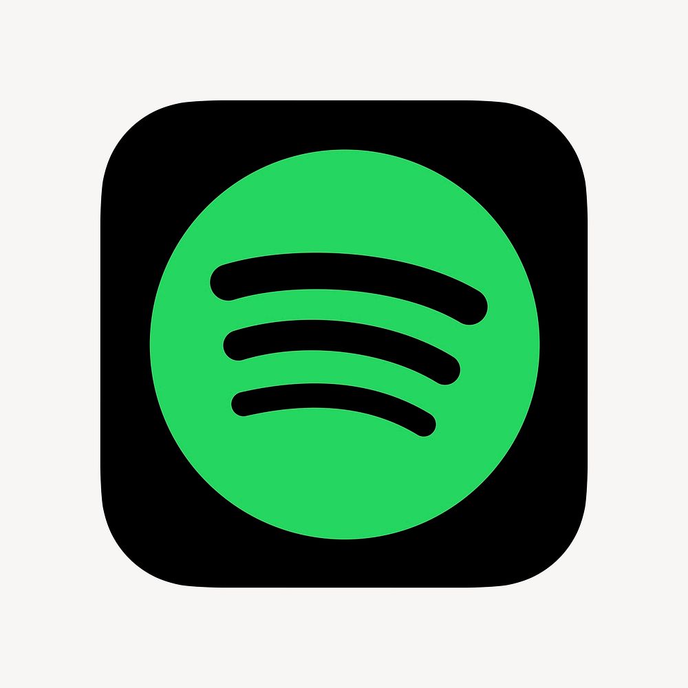 Spotify psd social media icon. 7 JUNE 2021 - BANGKOK, THAILAND