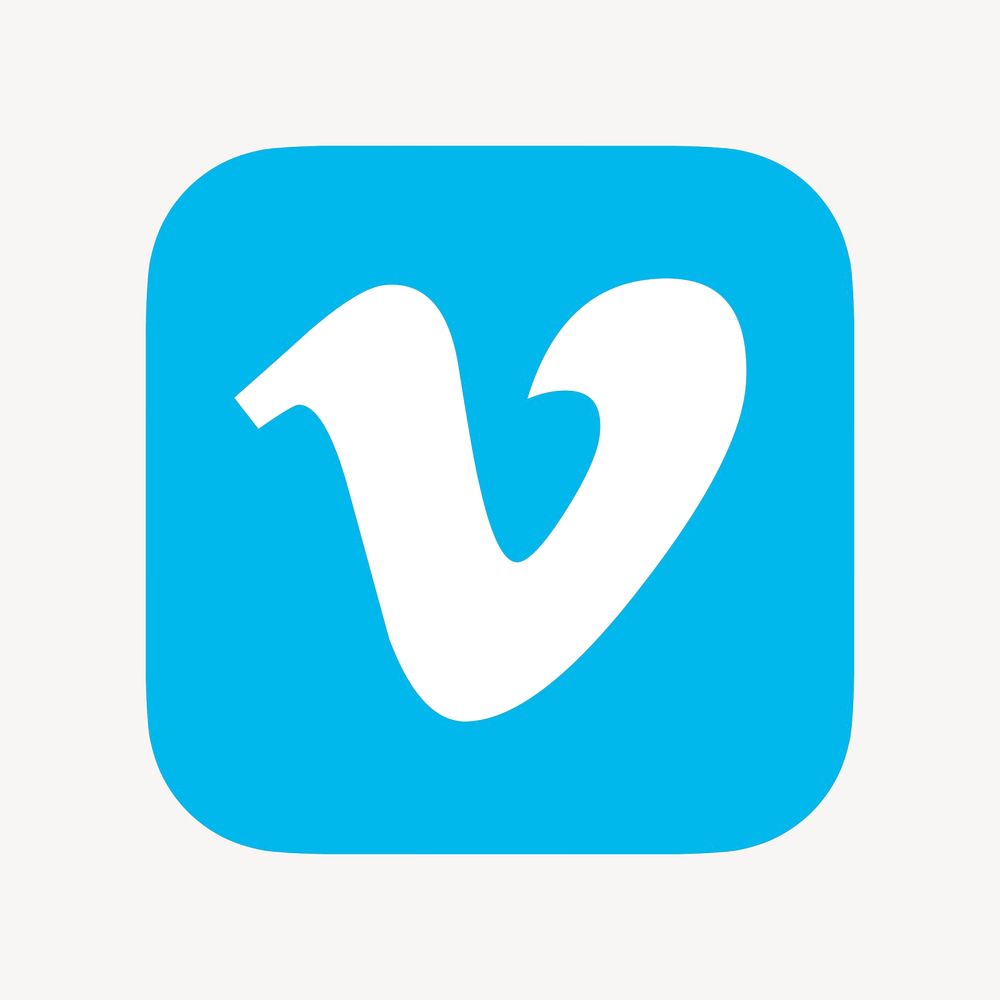 Vimeo psd social media icon. 7 JUNE 2021 - BANGKOK, THAILAND