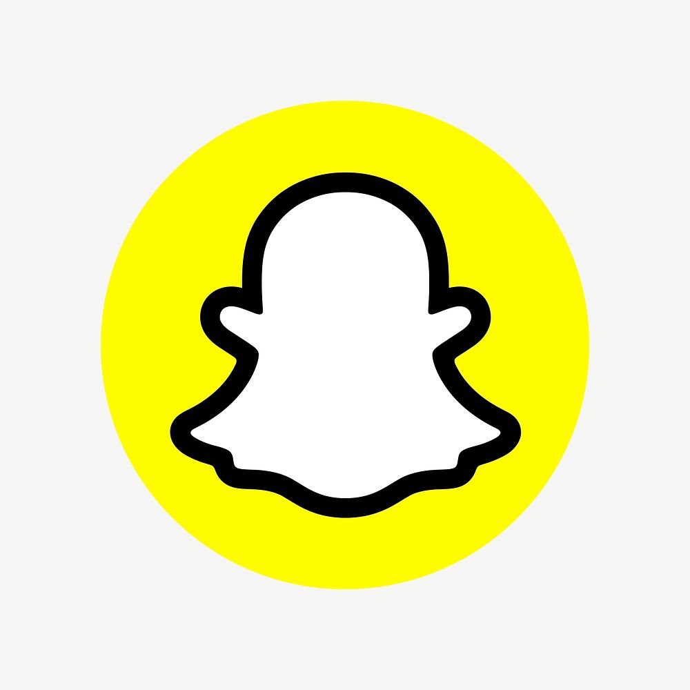 Snapchat social media icon. 7 JUNE 2021 - BANGKOK, THAILAND