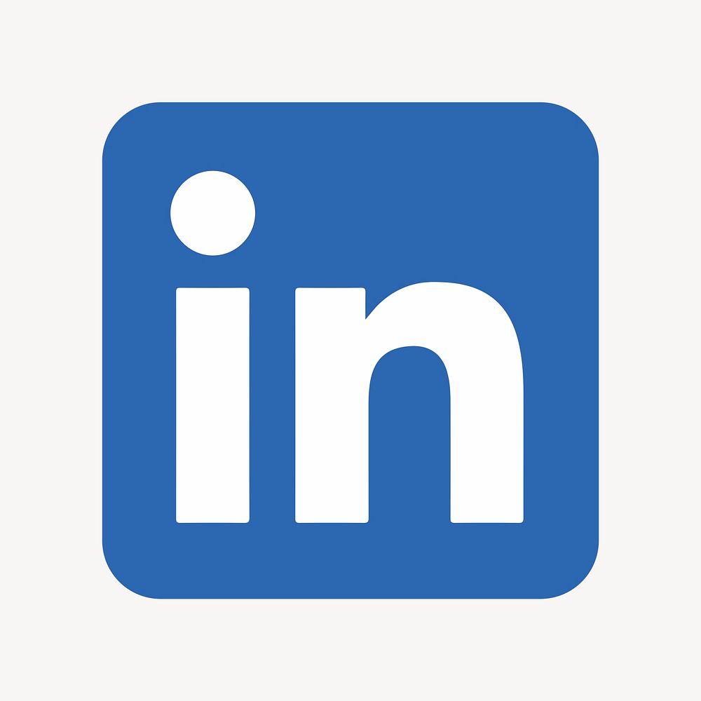LinkedIn psd social media icon. 7 JUNE 2021 - BANGKOK, THAILAND
