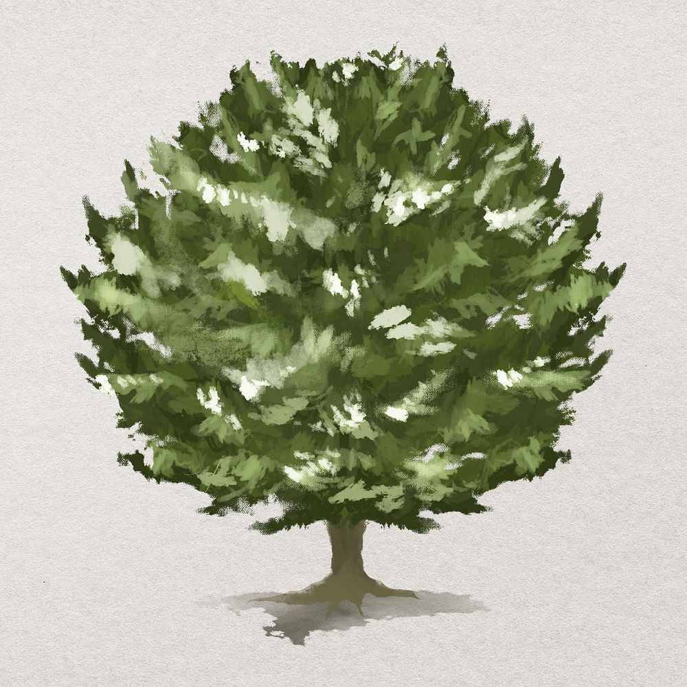 Tree element psd Yew tree